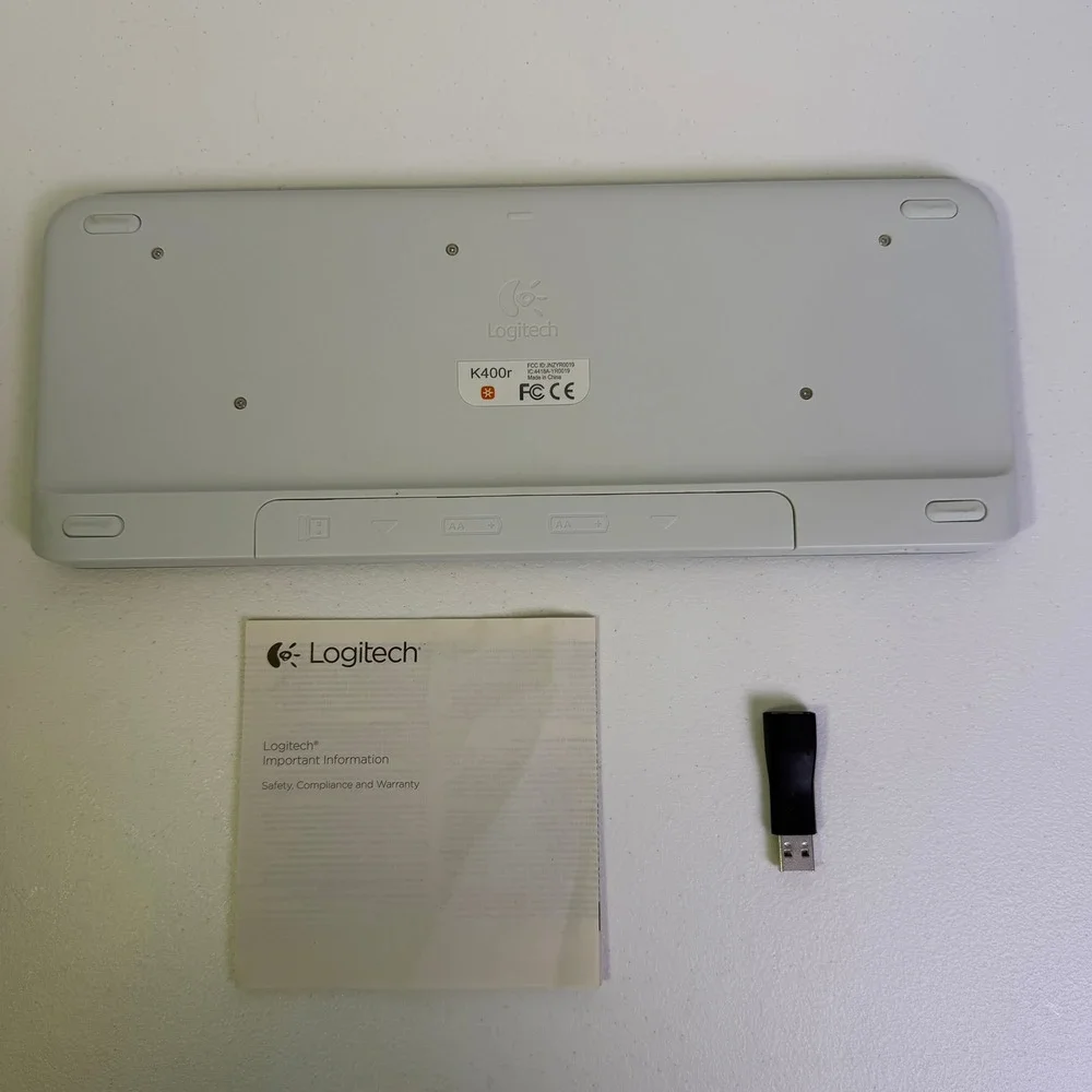 Logitech K400r Wireless Touch Keyboard with Built-In Touchpad Black 920-003070